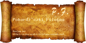Pokoráczki Filotea névjegykártya